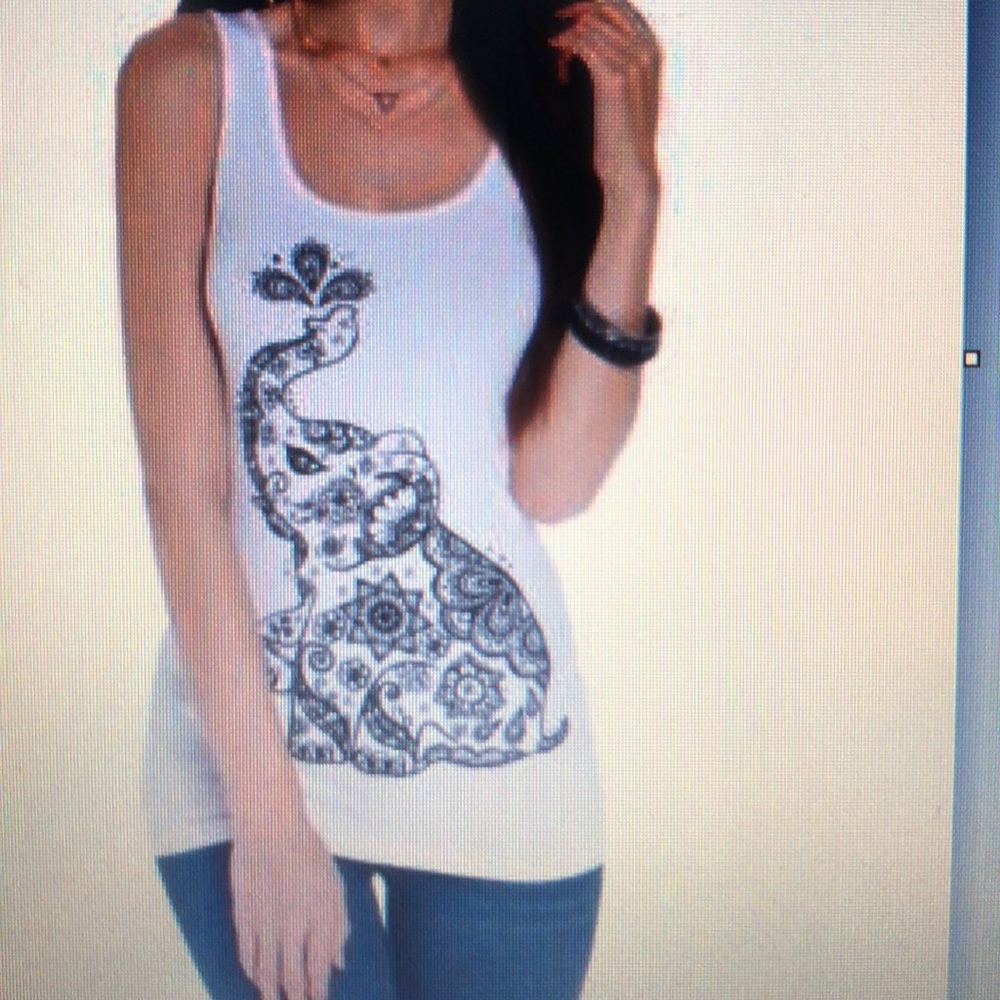 Awake Juniors Elephant-Print Tank